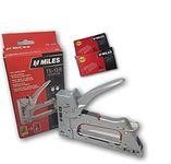 KROST Kangaro Miles All Metal Body Ts-13H Gun Tacker, Staple Gun With Free 2000 Staples (Red)