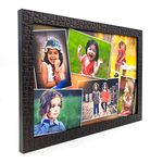 AJANTA ROYAL Wood Personalized Collage Photo Frames For Walls Decoration (Metallic, 8" X 12" Inch), Rectangular