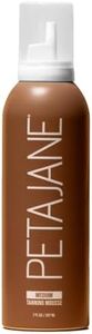 Medium Tanning Mousse 7oz - Sunless Self-Tanner for a Natural, Streak-Free, Organically Derived, Lightweight & Fast Absorbing, Non-Sticky, For All Skin Types, Vegan & Cruelty-Free