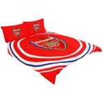 Official Arsenal F.C. 'Pulse' Reversible Double Duvet Quilt Cover Set