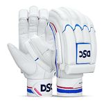 DSC Intense Frost Leather Cricket Batting Gloves for Mens, Size - Youth, Left Hand