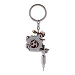 Mini Tattoo Machine, Key-Chain Pendant Metal Alloy Machine Tattoo Supply Pendant Ornament Tattoo Supply Festival Gift For Friends