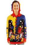 Ugly Christmas Party Classic Knitted Ugly Christmas Sweater For Men & Women Hoodie, Jack in the Box, Large