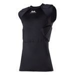 McDavid MD7935-00001-AL Rival Integrated Shirt/5-Pad Black AL