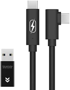 VR Link Cable for Meta Oculus Quest 2 / Quest Pro, 10FT (3M) Virtual Reality Headset Cord Access PC VR and Steam VR Games, USB 3.2 Gen 1 High Speed Data Transfer Brings You Smooth, HD VR experience