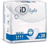 ID Expert Incontinence Pads, Fast Absorbing Disposable Pads for Men and Women, Maxi, Heavy Absorption, Size Normal , Pack of 28