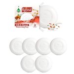 Raissa Milk & Almond Moisturizing Soap, 85g (Pack of 6) | Natural Milk & Almond Extracts | Hydrating Bathing Bar | Combo Pack for Soft & Nourished Skin