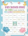 Baby Shower Bingo - 50 Cards - Gend