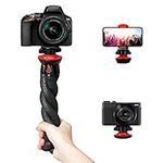 Camera Tripod, Fotopro Flexible Tripod for iPhone Bendable Mini Handheld Camera Tripod Stand Travel Tripod for Camera Vlogging Video