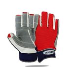 Azure sailing Gloves STOPWATCH FRIENDLY STRONG STITCHING-C/F=XS-XXL RED (XL)