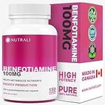 New *BONUS SIZE* 150 HIGHEST POTENCY Benfotiamine Complex – 100mg (Vitamin B1/ Thiamine) capsules, Increased Energy, Nerve Support, All-Natural, Vegan, Gluten Free. 5-month supply