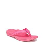 Vionic Women's Tide II Toe Post Sandals- Supportive Ladies Flip Flops That Include Three-Zone Comfort with Orthotic Insole Arch Support, Medium Fit Bubblegum 10 Medium US
