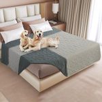 PICK FOR LIFE Waterproof Dog Blanket for Bed and Sofa, Waterproof Dog Bed Sofa Cover Washable Reversible Puppy Blankets Anti Scratches Dirty for Couch and Bed (137×208cm)