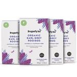 Dragonfly Earl Grey Rooibos Tea | Pack of 4 x 40 Organic Tea Bags (160 Teabags) | Naturally Sweet Herbal Tea Bags | Earl Grey Tea Bags | Rooibos Tea Bags | Caffeine-Free Tea | With real Bergamot Oil