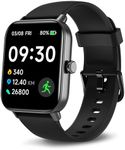 Smart Watch for Men Women (Answer/Make Call), Alexa Built-in 1.8'' Full Touch Fitness Tracker Watch, Blood Oxygen Heart Rate Sleep Stress Monitor Smartwatch,IP68 Waterproof Sport Watch for Android iOS