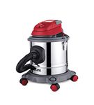 mecano Primea1100 15 Liters 1100W Universal Motor Wet & Dry Imported Stainless Steel Vacuum Cleaner