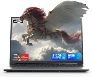 ACEMAGIC 16" PC Portatile Gaming DDR5 Ryzen 7 6800H,Fino a 4,7GHz,16 GB RAM 512GB SSD Espandi 4 TB,Schermo 1080FHD,Tastiera Retroilluminata,Wifi 6,Laptop Gaming Involucro metallico