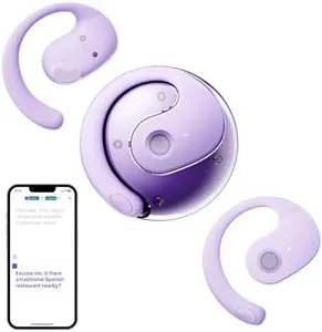 Xmenha Translation Earbuds Real Time, 144 Languages Translation Device Ai Translator Earbuds Translating Headphones Real Time Ai Headphones Language Translation