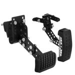 Nakkaa Gas and Brake Pedal Extenders Made of Steel and Rubber Compatible with Cars, Go Kart, Short Drivers People, Ride on Toys Drive Comfortably