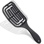 Vinabo Hair Brush, Hair Brush Without Pulling, Detangling Brush, Suitable for Curls & Long Hair Hair Hair Brush for Wet and Dry Hair, Detangling Massage Brush for Women/Men/Children