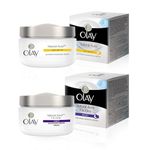 Olay Onatural Aura Day & Night Face Cream Combo-Day Cream With Spf 15 & Nourishing Repair Night Cream|Reveal Skins Natural Glow|Power Of Niacinamide|Dry,Combination,Oily Skin|Pack Of 2|100G