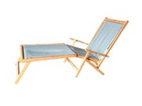 Royal Bharat Wooden Outdoor Chair Solid Wood Outdoor Chair (Blue White)