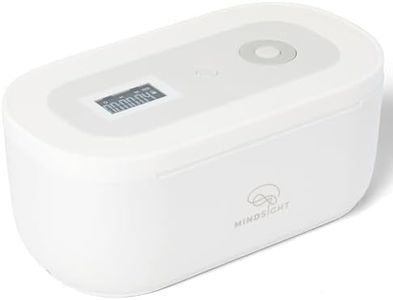 Mindsight Timed Lock Box | Unplug from Phones, Video Games, Social Media, Snacks & Cravings | 3 Modes based on Willpower | Easy to Use | Out of Sight ~ Out of Mind | Boost Your Mental Wellness