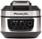 Power XL Grill Air Fryer Combo - Large 5.7L Capacity - 12-in-1 Electric Multicooker - Air Fry, Slow Cook, Steam, Saute, Grill, Bake, Roast, Rice Cooker, Simmer, Sous Vide, Fry & Keep Warm - Non-Stick