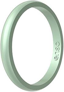 Enso Rings Halo Legend Silicone Ring - Made in The USA - an Ultra Comfortable, Breathable, and Safe Silicone Ring - Men's and Women's Silicone Wedding Ring (Medusa, 12)