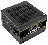 Antec Neoeco Zen Series NE500G Zen 500W ATX12V 2.4 80 Plus Gold Certified Non-Modular Active PFC Power Supply