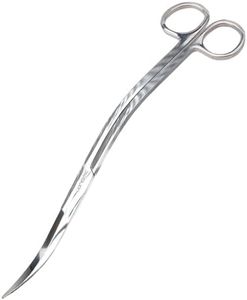 VORESTIC Long Aquarium Scissors for Plants 9.8 inches, Aquascaping Scissors, Aquarium Plant Trimmer, Aquascape Tools, Terrarium Tools for Plants (1 Pc Wave)