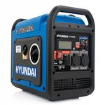 Hyundai 2200W / 2.2kW Petrol Inverter Generator, Pure Sine Wave Output, Lightweight, Quiet Running, 3 Year Warranty