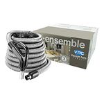 VPC Central Vacuum Premium Low Voltage Air Hose | Crushproof Hose with Switch Control | Fits All Major Brands