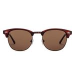 Vincent Chase By Lenskart | Copper Brown Full Rim Rectangular | Tint & Tones | Polarized and 100% UV Protected | Men & Women | Large | VC S12973