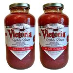 Victoria White Linen Marinara Sauce Twin pack ( 2- 40oz bottles )