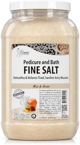 SPA REDI - Detox Foot Soak Pedicure and Bath Fine Salt, Milk and Honey, 128 Oz - Made with Dead Sea Salts, Argan Oil, Coconut Oil, and Essential Oil - Hydrates, Softens and Moisturizes