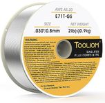 TOOLIOM E71T-GS .030" Diameter 2-Pound Spool Flux Core Self-shielded Carbon Steel Mig Welding Wire