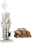 Relaxdays Modern Cast Iron Fire Iro