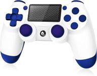 Wireless Controller for PS4, with Vibration, Audio Jack, Speaker, Touchpad, Six-Axis, Controller Wireless for PS4/Pro/Slim/PC