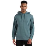 Calvin Klein Jeans Men's BADGE HOODIE J30J323430, Blue (North Atlantic), XL