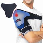 COMFORCE Shoulder Support Wrap with Gel Pad, Shoulder Brace for Pain, Rotator Cuff Support Brace for AC Joint Paint Relief, Shoulder Ice and Hot Pack, Fits Left and Right Arm