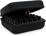 (Black - New) - Hipiwe Hard Shell Essential Oil Carrying Case 30 Bottles EVA Essential Oils Storage Bag - Perfect for doTerra and Young Living Oils with Foam Insert (Black - New)