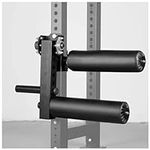 HMWOKPOT Seated Leg Extension and Curl Machine Adjustable Plate Loaded Leg Extension Attachment, Fitness Squat Rack Accessories for Effective Leg Muscle Training,for Barbells 50mm,18mm