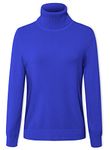 DAIMIDY CASHMERE Women's Turtleneck Cashmere Sweaters - Multi -