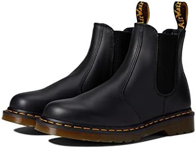 Dr. Martens Unisex Chelsea Boot, Black Nappa, 10 US Men