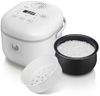 Bear 6 Multifunctional 4 Cups(Uncooked) Rice Cooker with Steamer for 1-4 People, Perfect for White/Brown Rice, Porridge, and Soup, White Rice Cooker