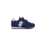 Saucony Boy's BABY JAZZ HL Shoe, BLUE, 4.5 Wide US Toddler