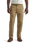 Lee Men's Legendary Workwear Carpenter Jean, Dark Khaki, 34W x 30L