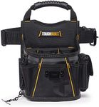 ToughBuilt - Utility Pouch and Tool Belt - Heavy Duty, Deluxe Premium Quality, Durable - Adjustable Belt Size - (TB-316-2)