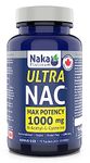 🇨🇦 Naka Platinum Ultra NAC, Max potency 1000mg (N-Acetyl-L-Cysteine), Made in Canada (75 Count (Pack of 1))